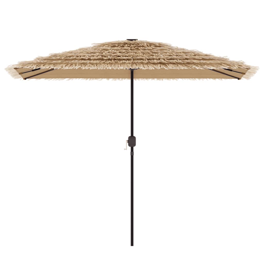 vidaXL Garden Parasol Brown Polyester Large UV-resistant materials
