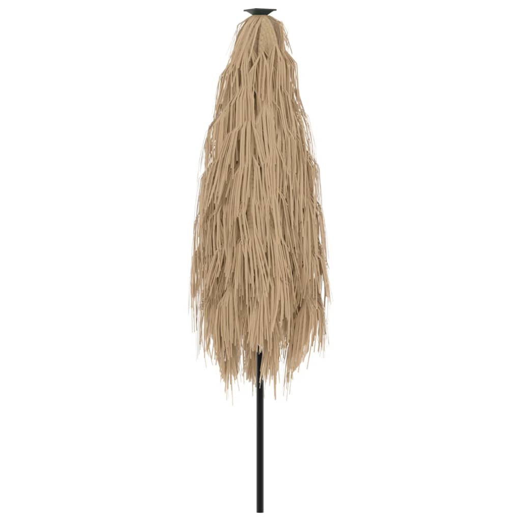 vidaXL Garden Parasol Brown Polyester Large UV-resistant materials