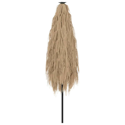 vidaXL Garden Parasol Brown Polyester Large UV-resistant materials