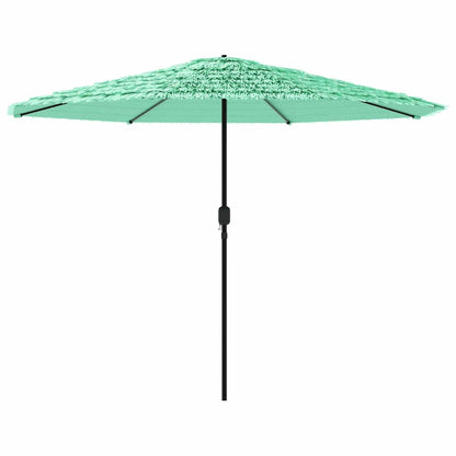 Garden Parasol with Steel Pole Green 324x324x247 cm