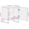 Bedside Cabinets 2 pcs 40x34x46 cm Solid Wood Reclaimed