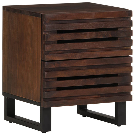 Bedside Cabinets 2 pcs 40x34x46 cm Solid Wood Mango