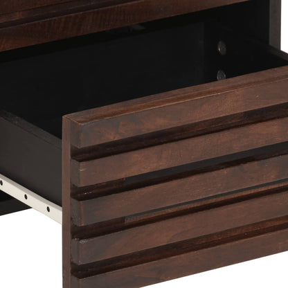 Bedside Cabinets 2 pcs 40x34x46 cm Solid Wood Mango