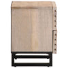 Bedside Cabinet 40x33x46 cm Solid Wood Bleached Mango