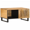 Coffee Table 80x51x40 cm Solid Wood Rough Mango