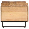 Coffee Table 80x51x40 cm Solid Wood Rough Mango