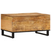 Coffee Table 80x51x40 cm Solid Wood Rough Mango