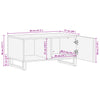Coffee Table 80x51x40 cm Solid Wood Rough Mango