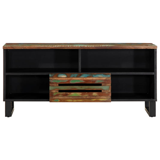 TV Cabinet 100x34x46 cm Solid Wood Acacia