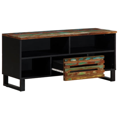 TV Cabinet 100x34x46 cm Solid Wood Acacia