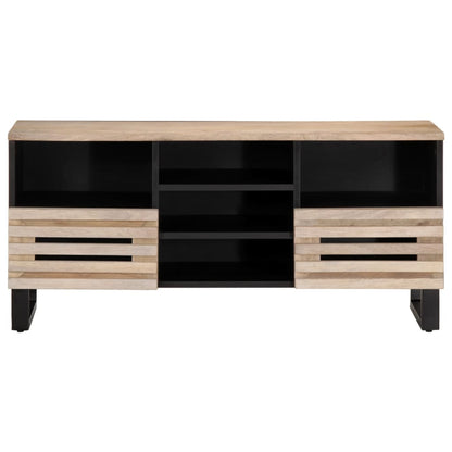 TV Cabinet 100x34x46 cm Solid Wood Mango