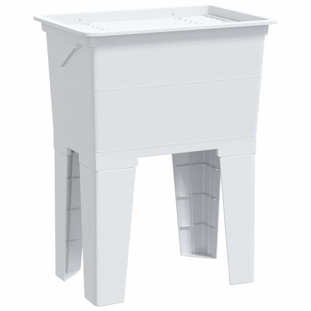 Laundry Tub White 59x41x75 cm Resin