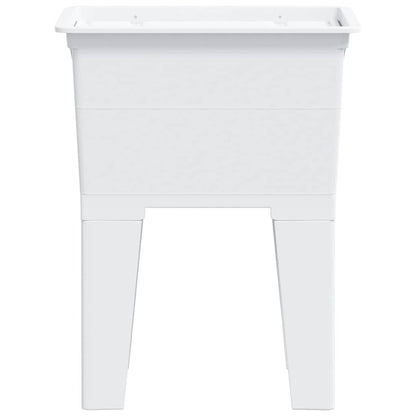 Laundry Tub White 59x41x75 cm Resin