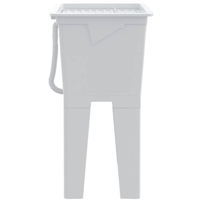 Laundry Tub White 59x41x75 cm Resin