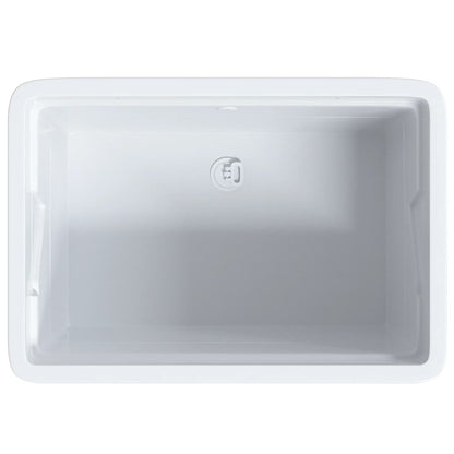 Laundry Tub White 59x41x75 cm Resin