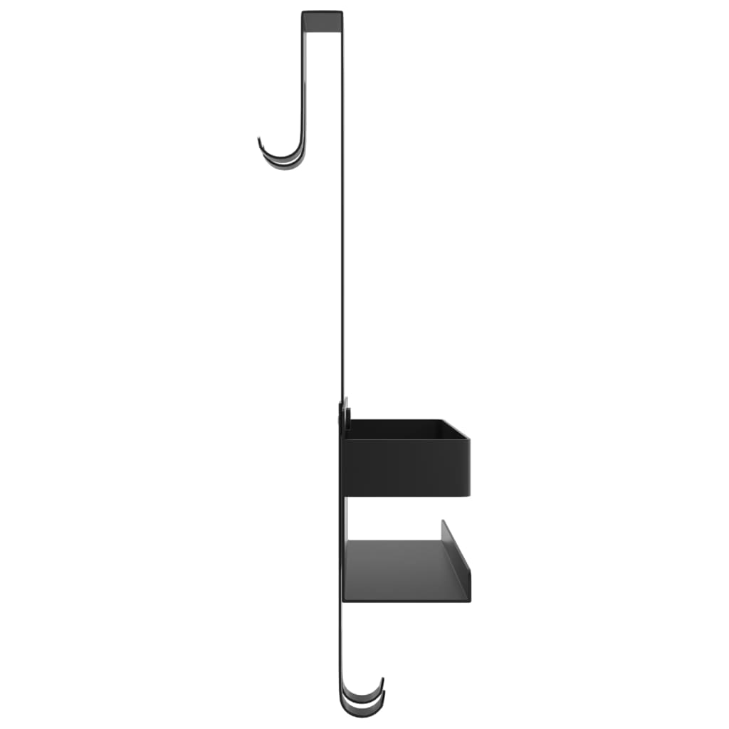 Hanging Shower Caddy Matt Black 304 Stainless Steel Medium Hooks