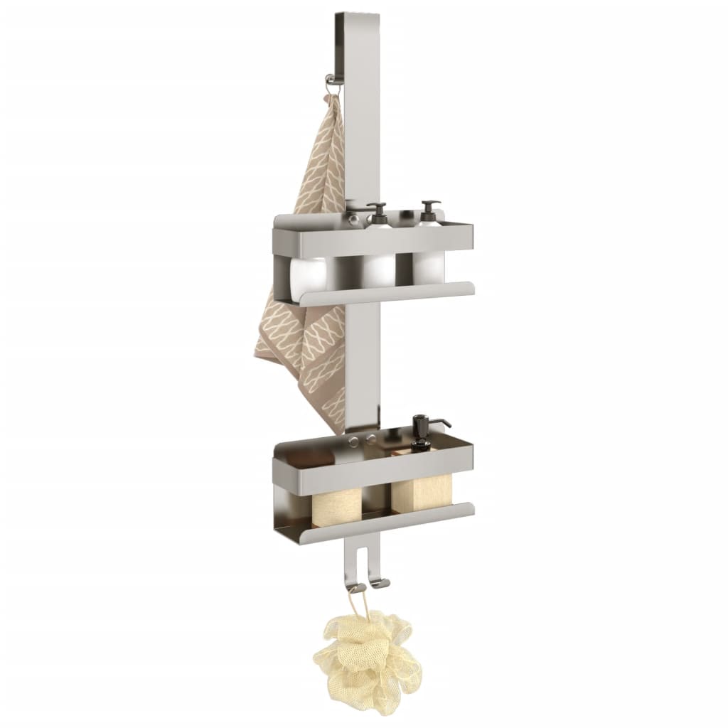 Hanging Shower Caddy Silver Brushed 304 stainless steel