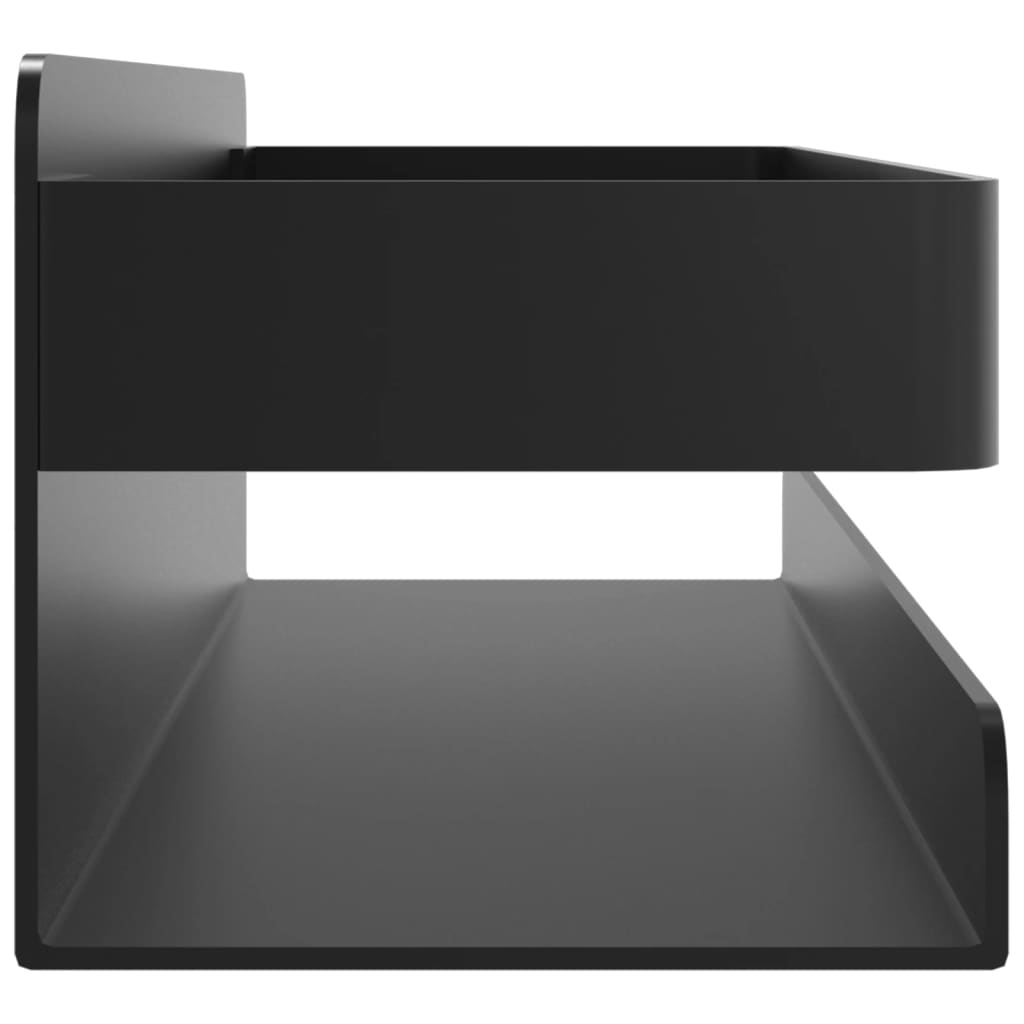 Shower Shelf Matte black Brushed 304 stainless steel Compact