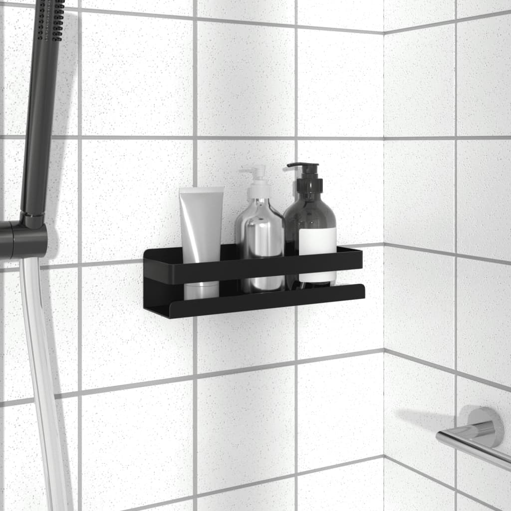 Shower Shelf Matte black Brushed 304 stainless steel Compact
