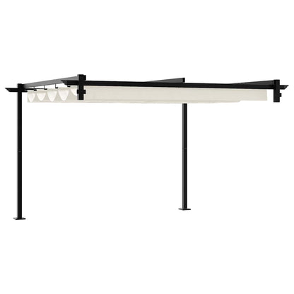 Gazebo 300 x 300 x 200 cm Cream Polyester