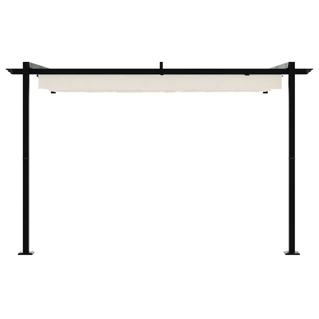 Gazebo 300 x 300 x 200 cm Cream Polyester