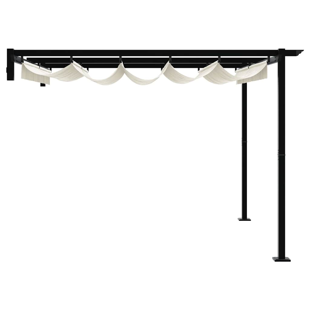 Gazebo 300 x 300 x 200 cm Cream Polyester