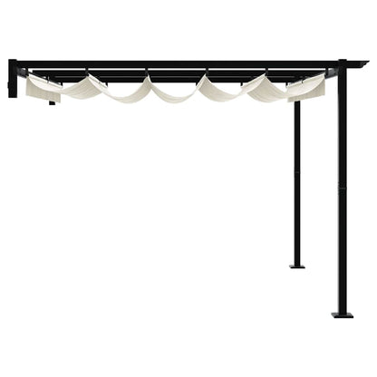 Gazebo 300 x 300 x 200 cm Cream Polyester