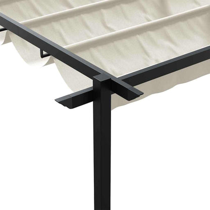 Gazebo 400 x 300 x 200 cm Cream Polyester