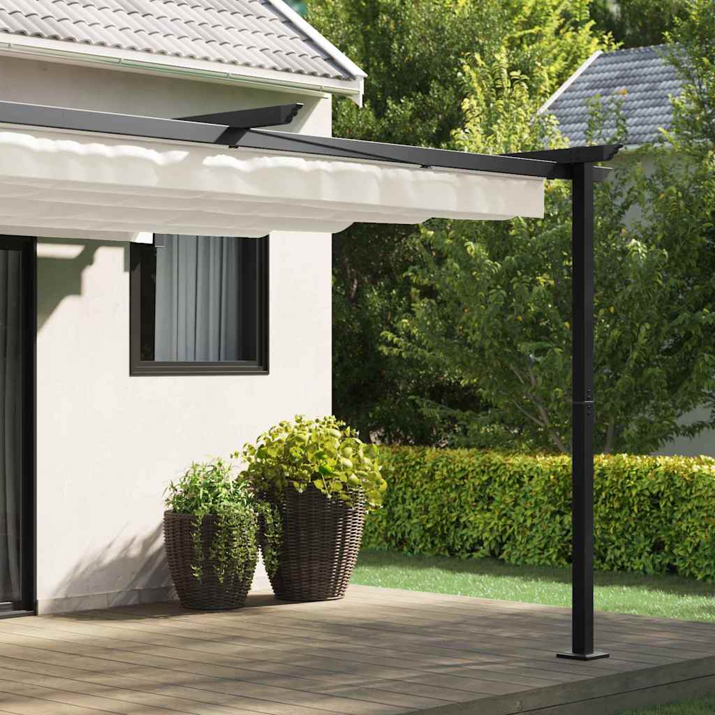 Gazebo 400 x 300 x 200 cm Cream Polyester