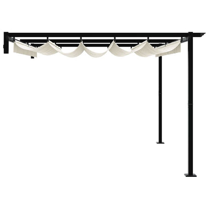Gazebo 400 x 300 x 200 cm Cream Polyester