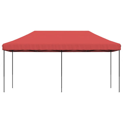 Party Tent Burgundy with Black Frame Oxford Fabric