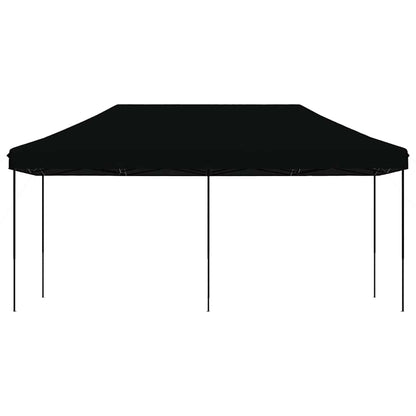 Foldable Party Tent Pop-Up Black 580x292x315 cm