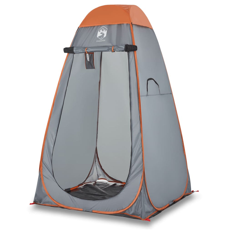 Privacy Tent Grey and Orange Pop-up Waterproof