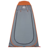 Privacy Tent Grey and Orange Pop-up Waterproof