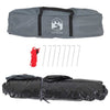 Camping Tent 2-Person Grey and Orange Quick Release