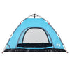 Camping Tent 4-Person Blue Quick Release