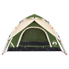 Camping Tent Dome 3-Person Green Quick Release