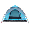 Camping Tent Dome 4-Person Blue Quick Release