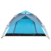 Camping Tent Dome 4-Person Blue Quick Release