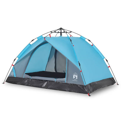 Camping Tent Dome 2-Person Blue Quick Release