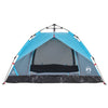 Camping Tent Dome 2-Person Blue Quick Release