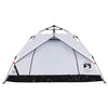 Camping Tent Dome 2-Person White Blackout Fabric Quick Release