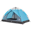 Camping Tent Dome 3-Person Blue Quick Release