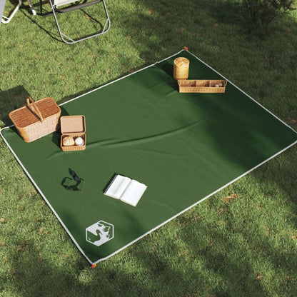 Picnic Blanket with Pegs Green 205x155 cm