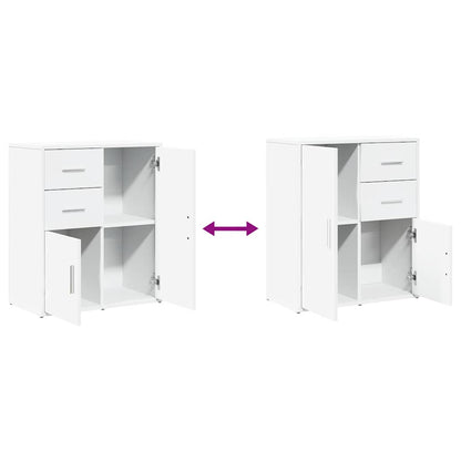 Sideboard White 60x31x70 cm Engineered Wood