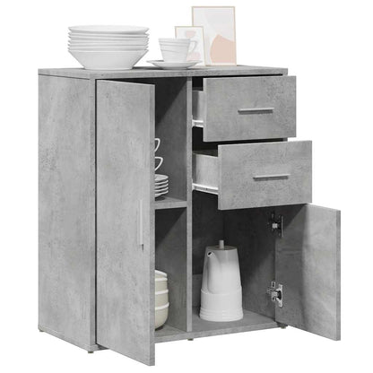 Sideboard Concrete Grey 60x31x70 cm Engineered Wood