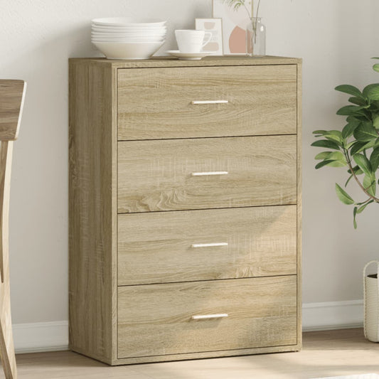 Sideboard Sonoma Oak 60x31x84 cm Engineered Wood