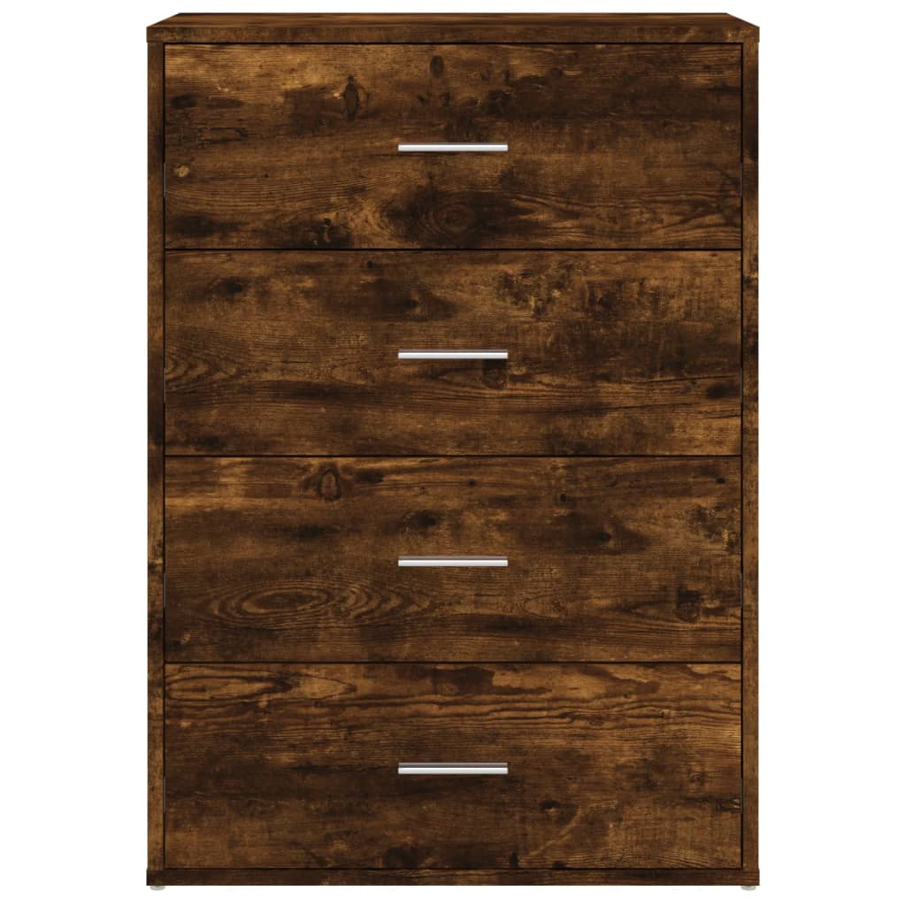 Sideboard Smoked Oak 60x31x84 cm Engineered Wood