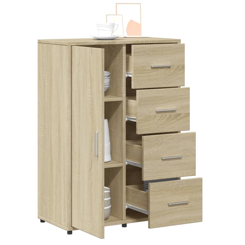 Sideboard Sonoma Oak 60x31x84 cm Engineered Wood