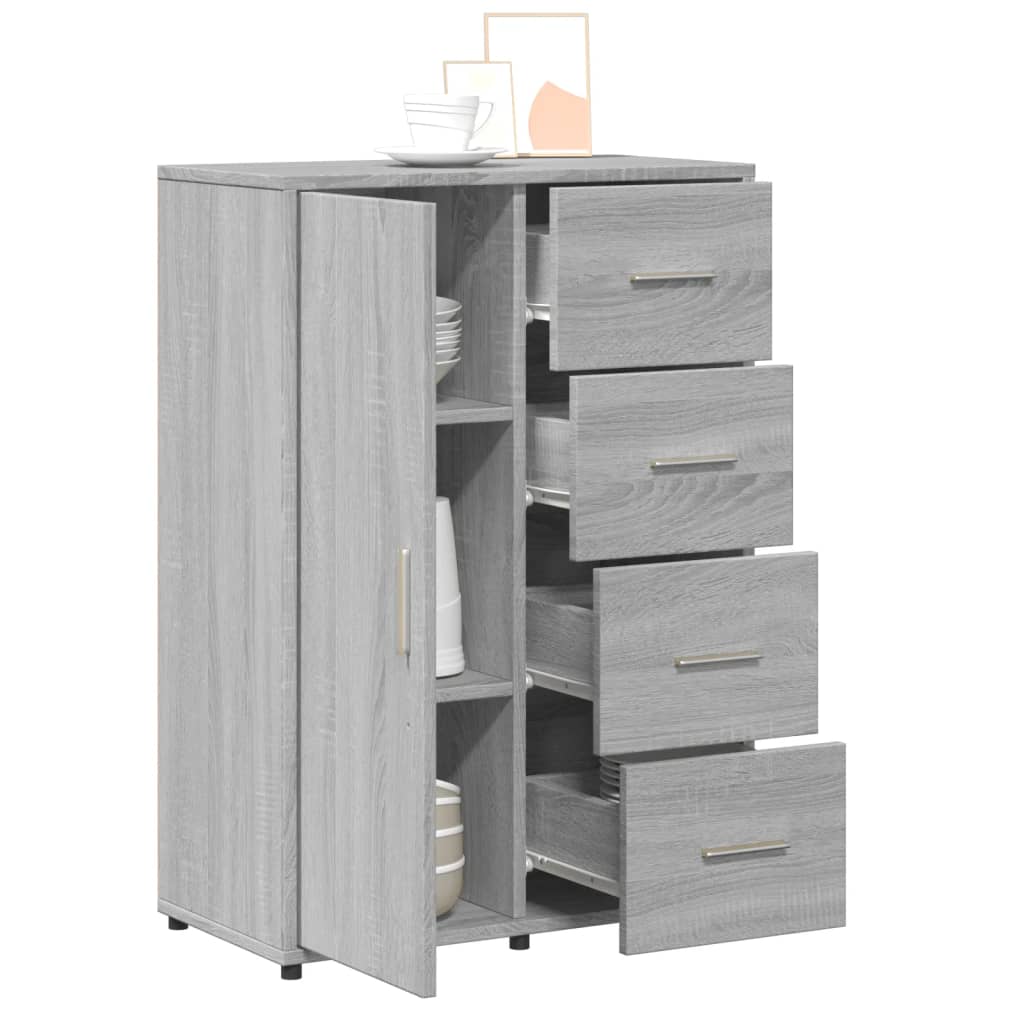 Sideboard Grey Sonoma 60x31x84 cm Engineered Wood
